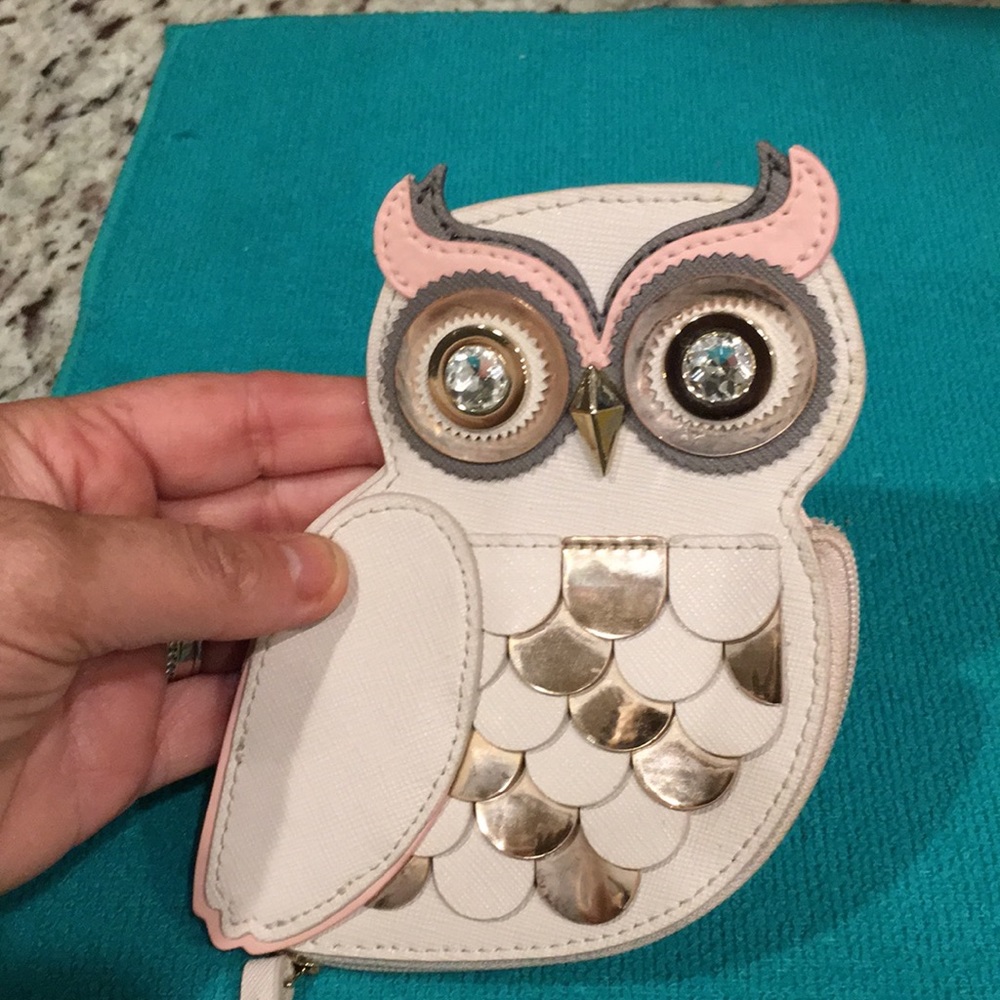 Kate Spade Owl Coin Card Wallet- Hooot Hooot